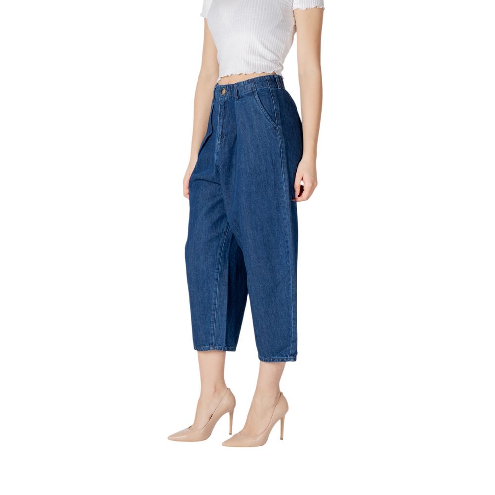 Blue Cotton Jeans Denim - ventzia