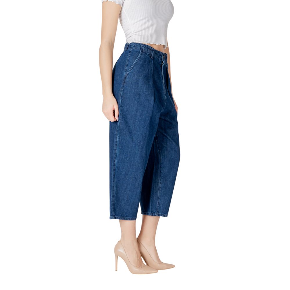 Blue Cotton Jeans Denim - ventzia