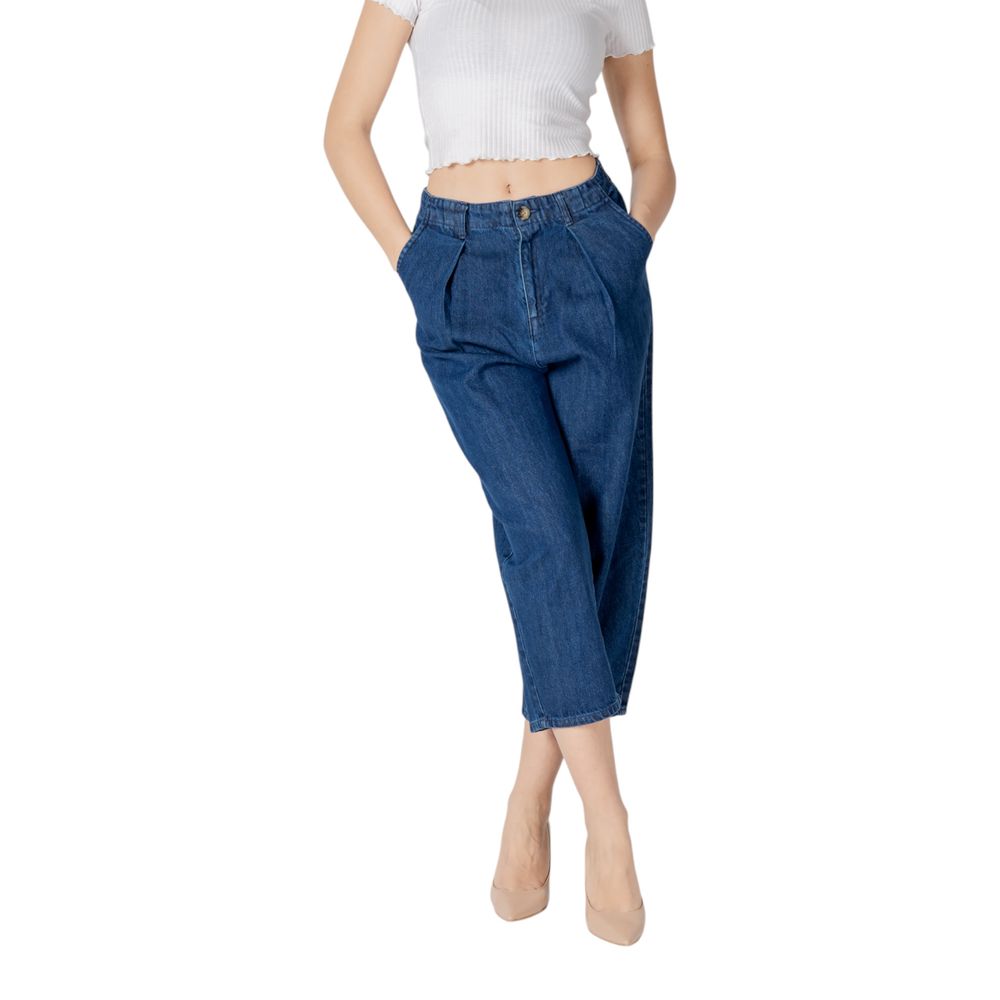 Blue Cotton Jeans Denim - ventzia