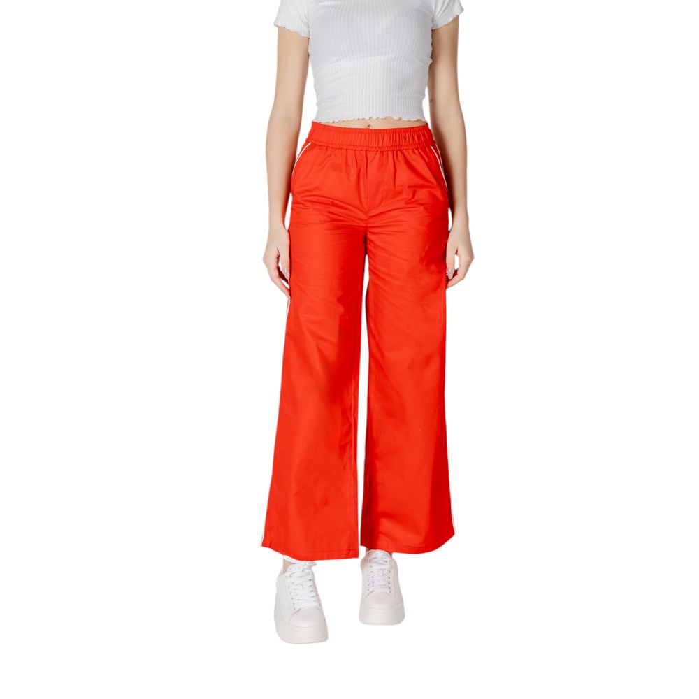Red Cotton Pant - ventzia