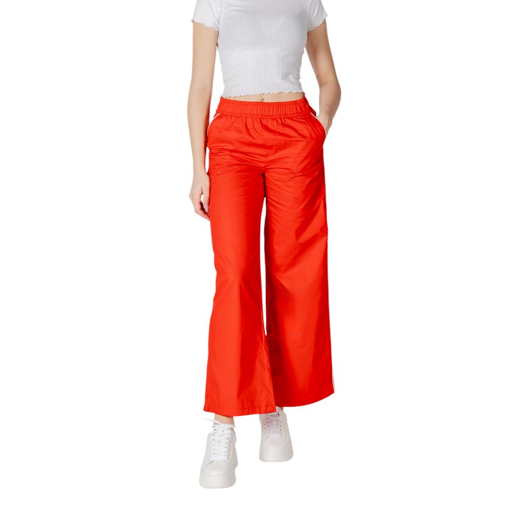 Red Cotton Pant - ventzia