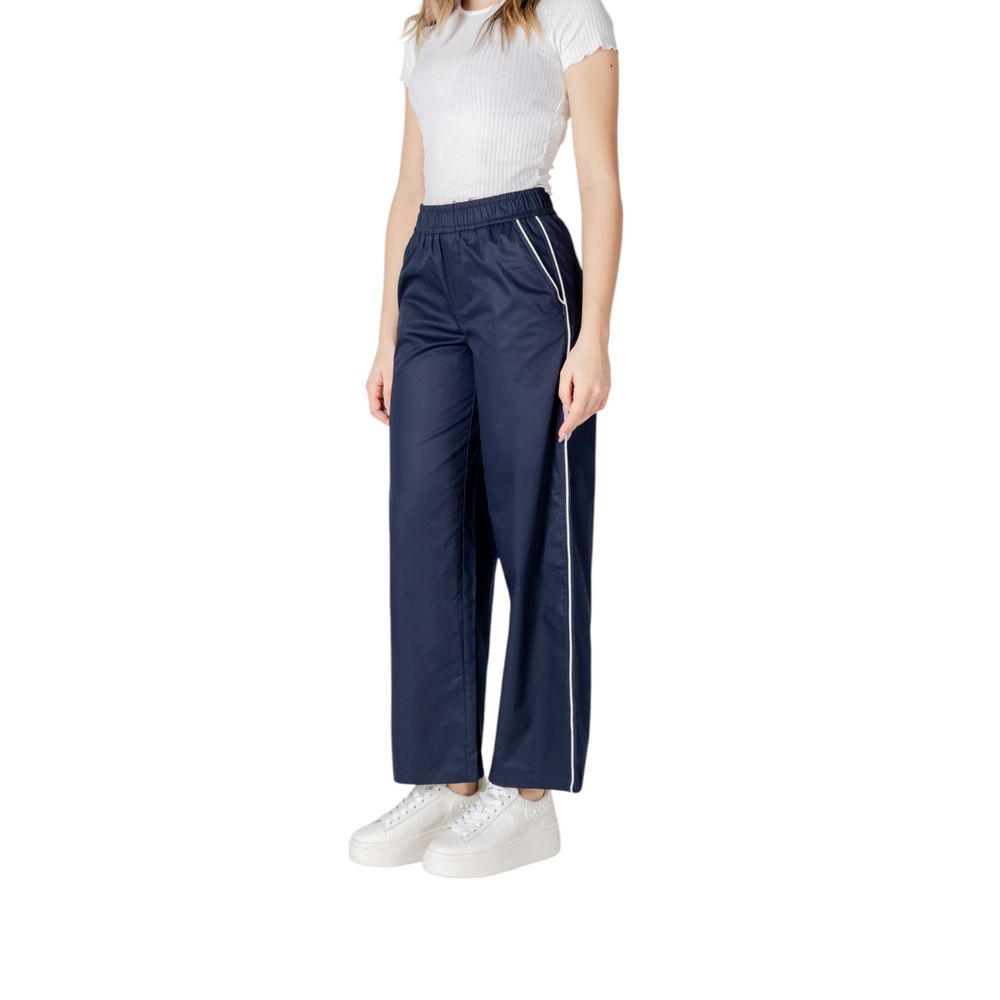 Blue Cotton Pant - ventzia