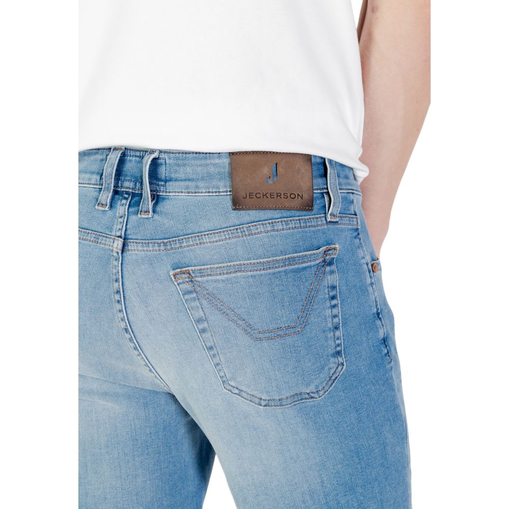 Light Blue Cotton Bermuda Shorts