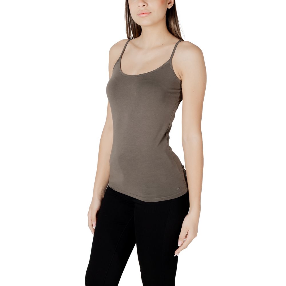 Green Cotton Tank Tops - ventzia