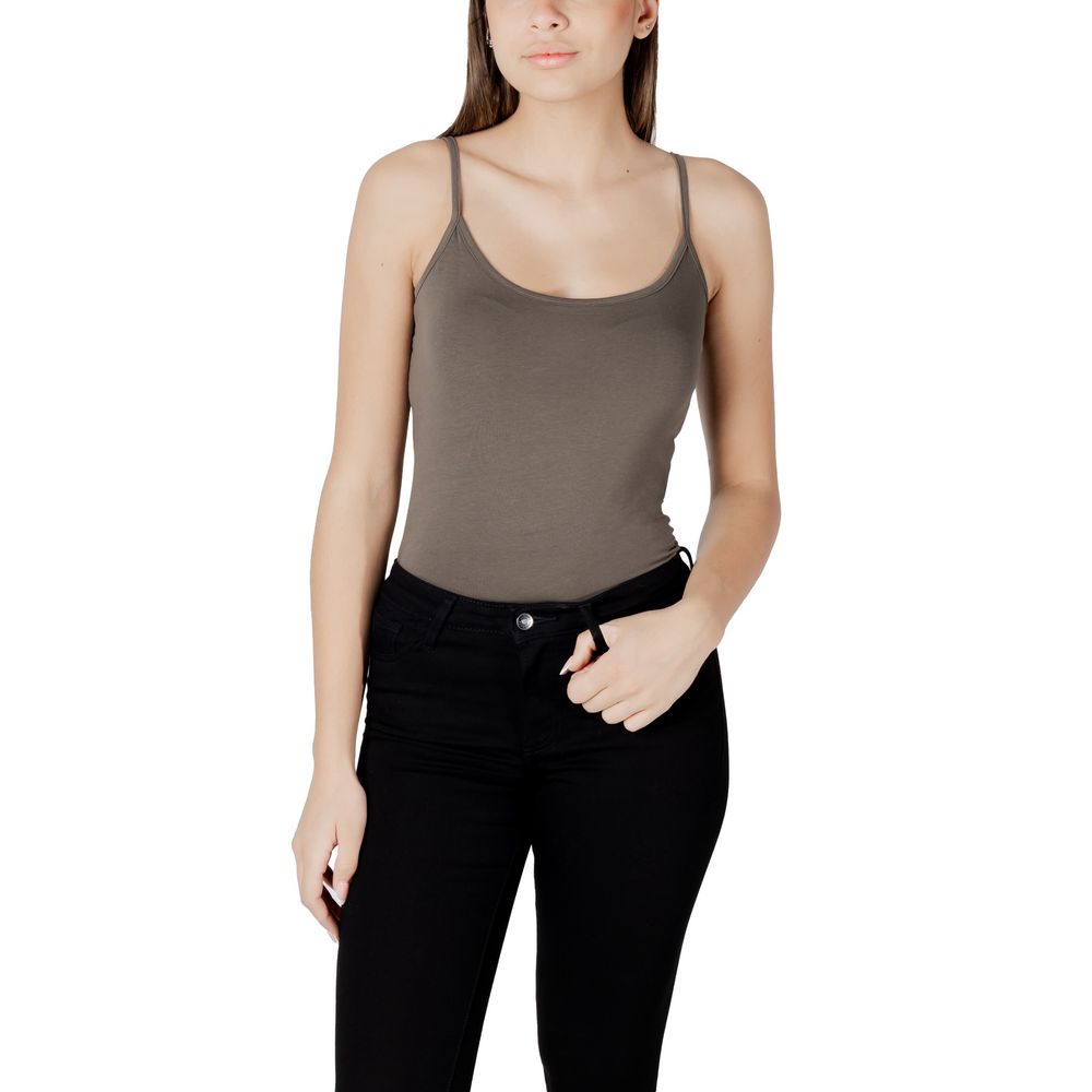 Green Cotton Tank Tops - ventzia