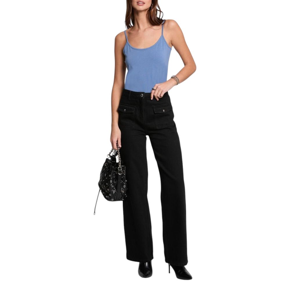 Blue Cotton Tank Tops - ventzia