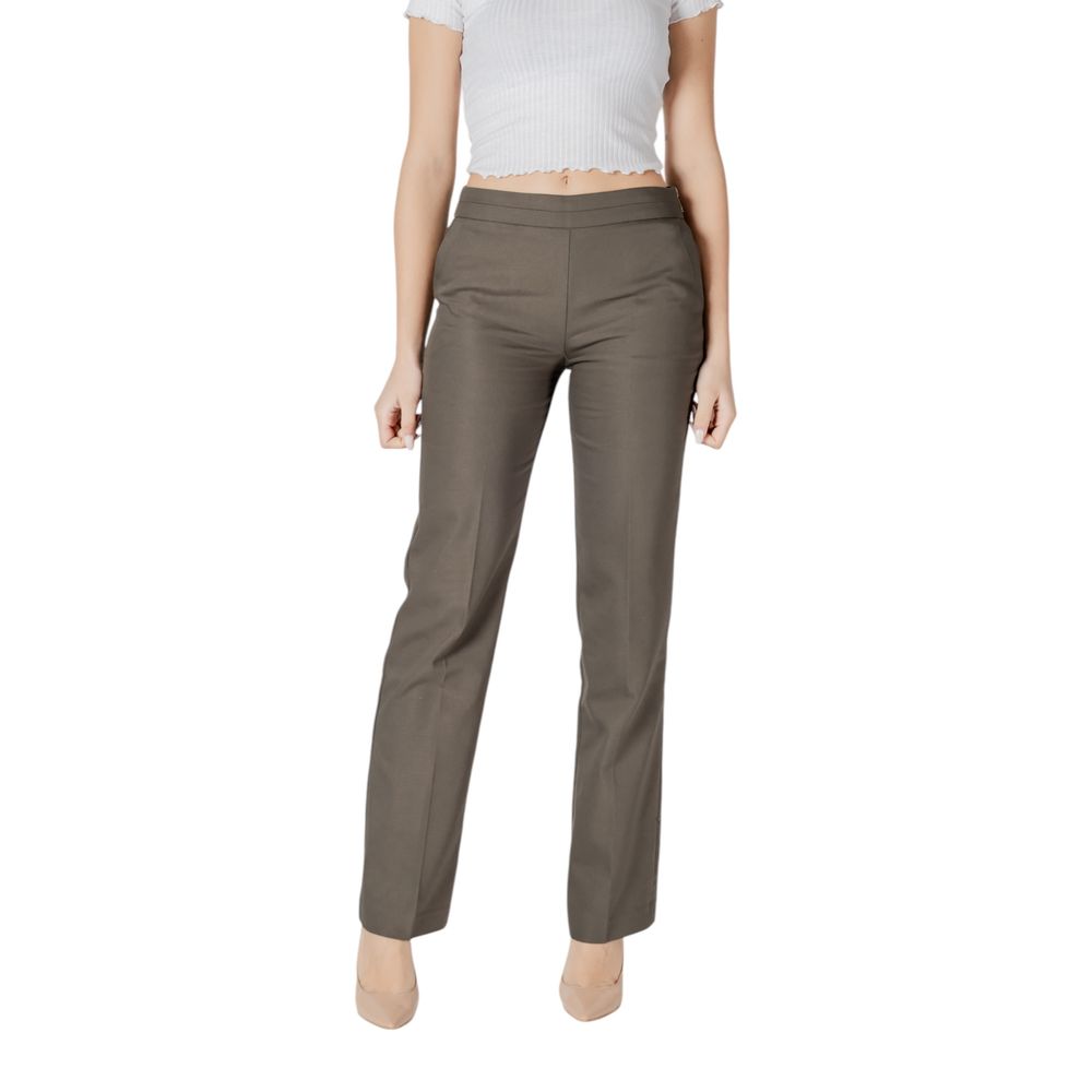 Green Cotton Pant - ventzia