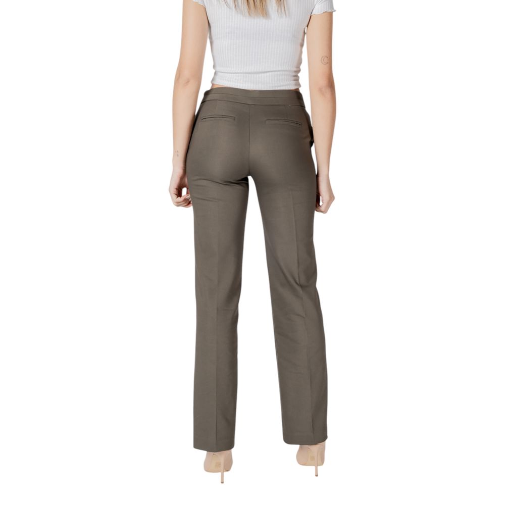 Green Cotton Pant - ventzia