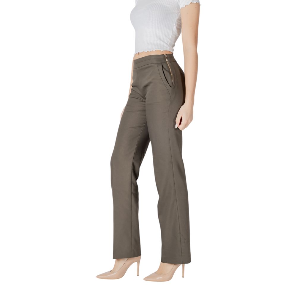 Green Cotton Pant - ventzia