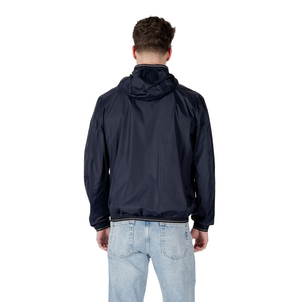 Blue Polyamide Shell Jacket - ventzia