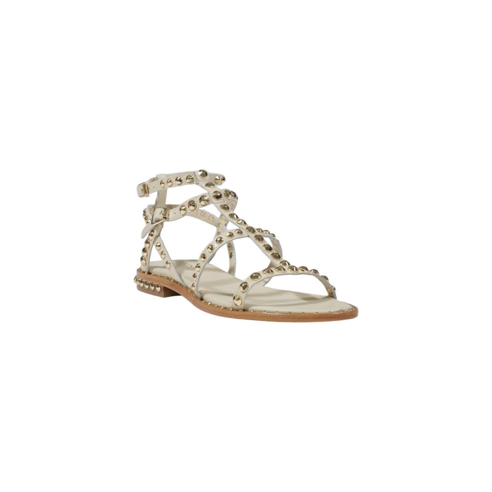 Beige Leather Sandal - ventzia
