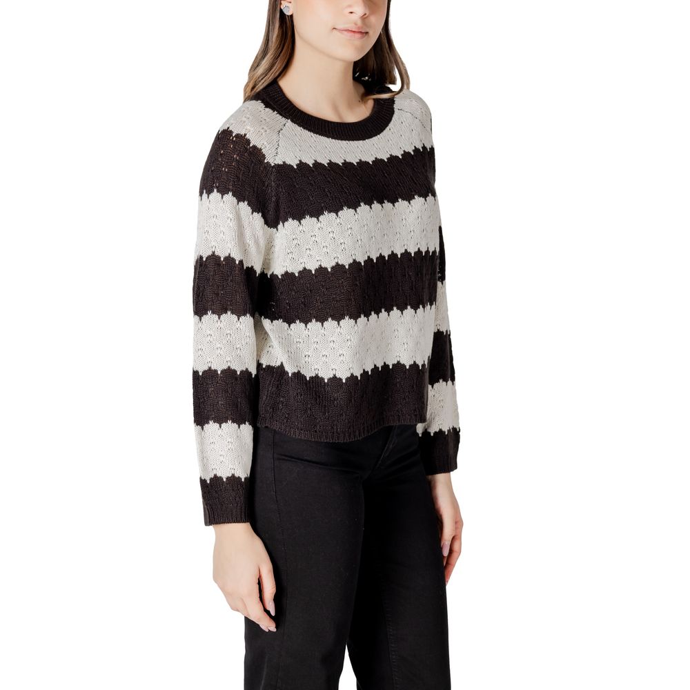 Black And White Marabou Sweater - ventzia