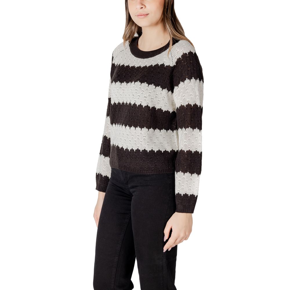 Black And White Marabou Sweater - ventzia