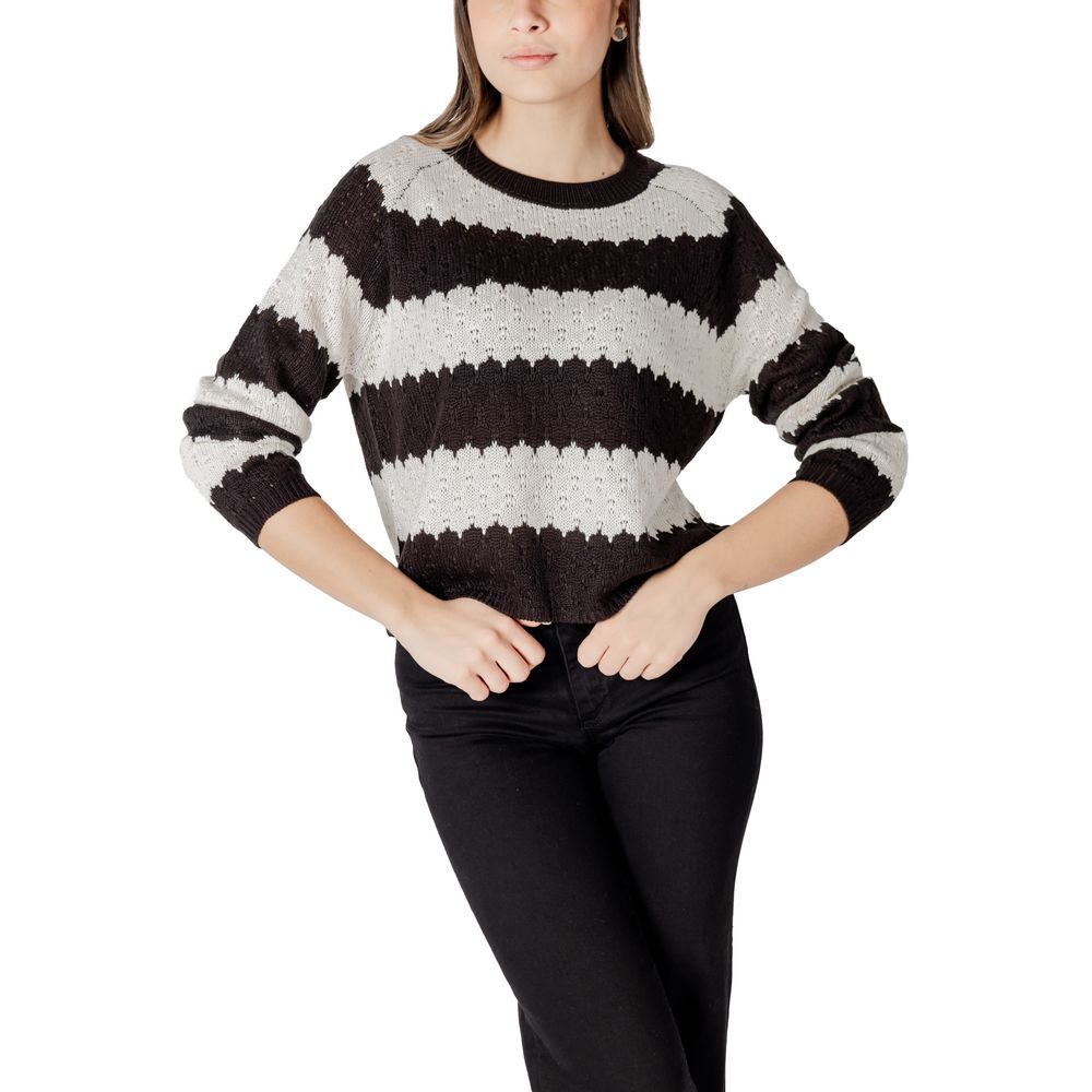 Black And White Marabou Sweater - ventzia