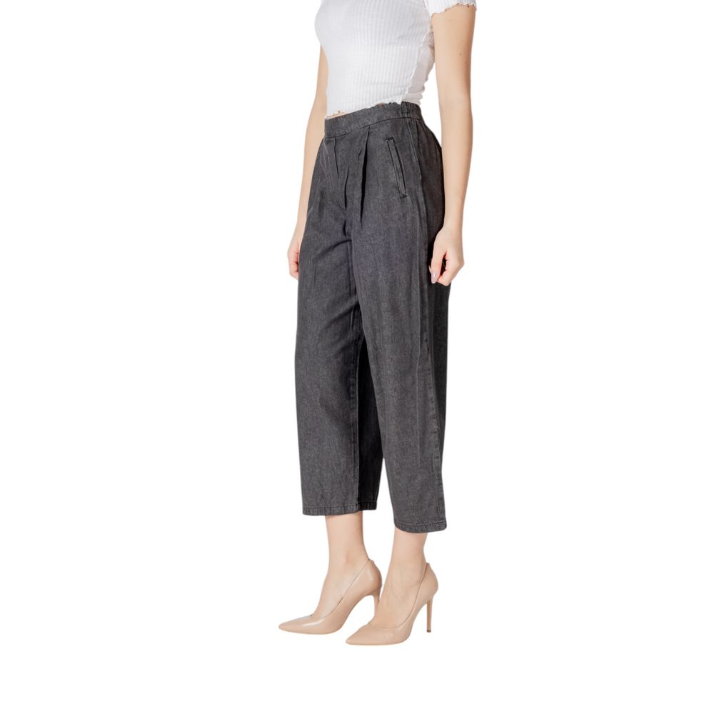 Black Cotton Jeans Denim - ventzia