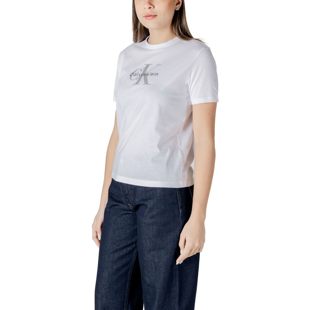 White Cotton T-Shirt - ventzia