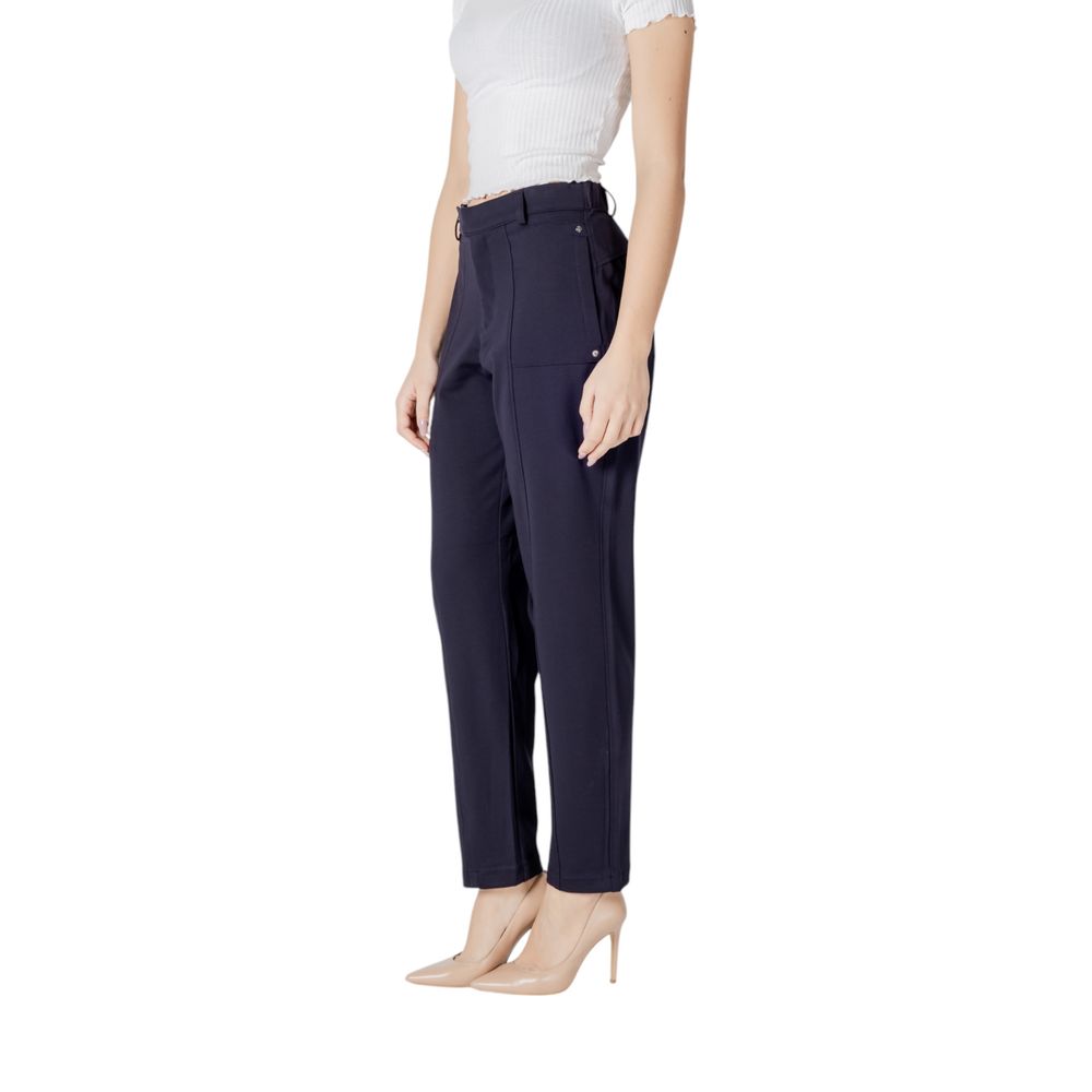 Blue Viscose Pant - ventzia