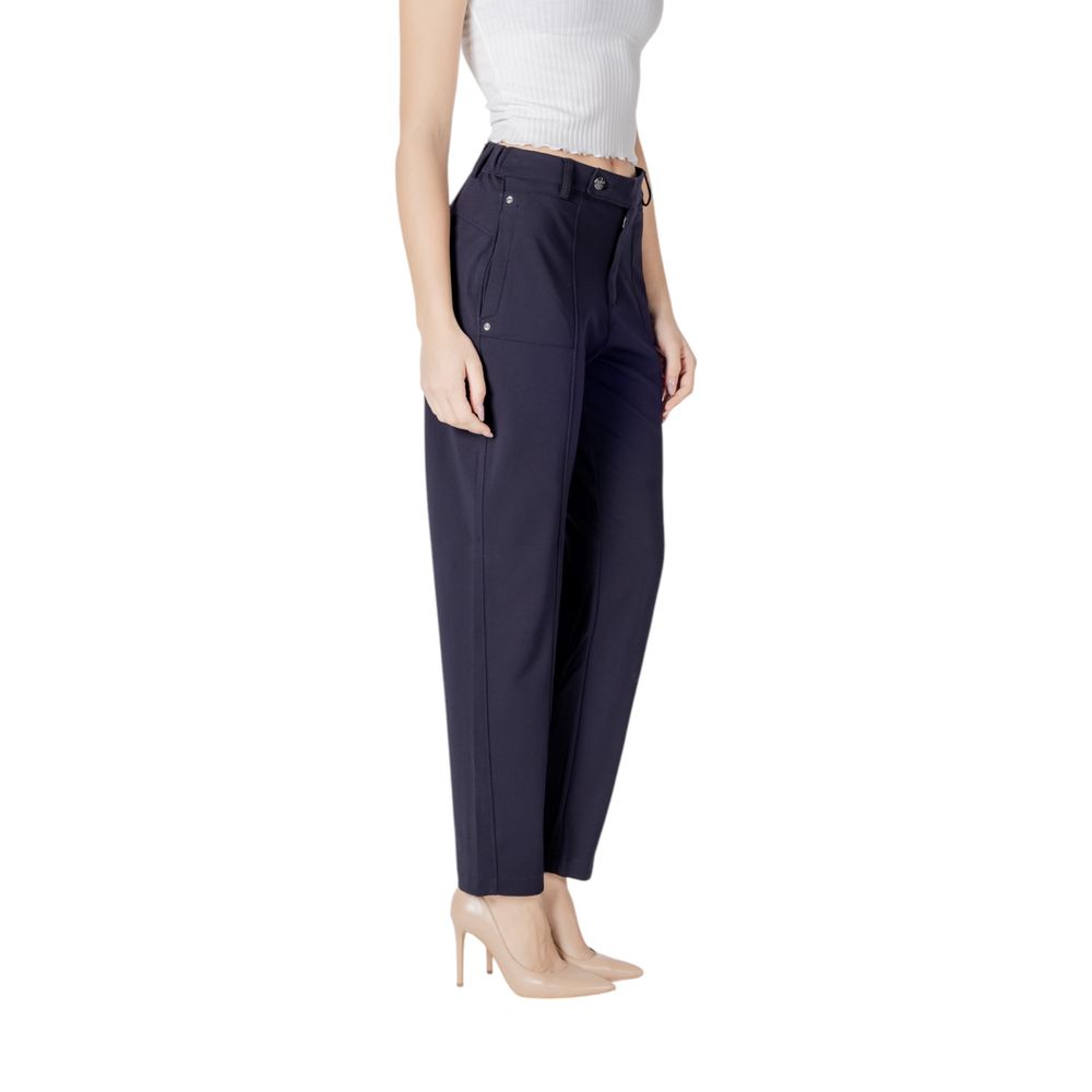 Blue Viscose Pant - ventzia