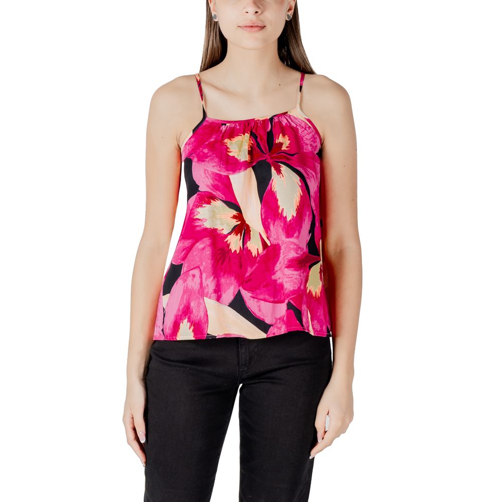 Pink Viscose Tank Top - ventzia