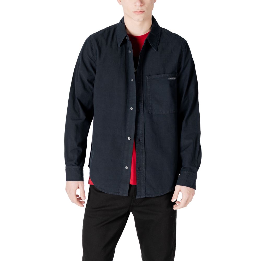 Black Cotton Shirt - ventzia