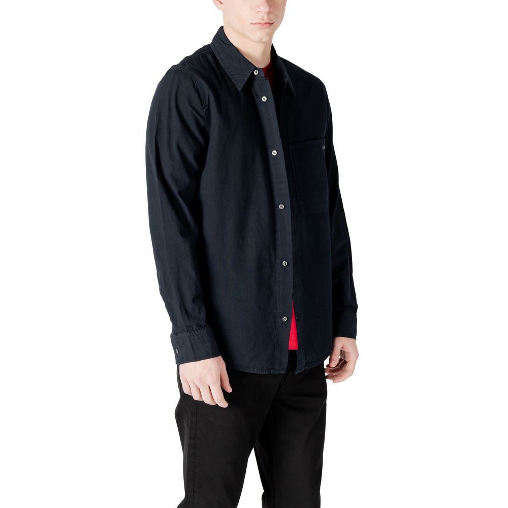 Black Cotton Shirt - ventzia