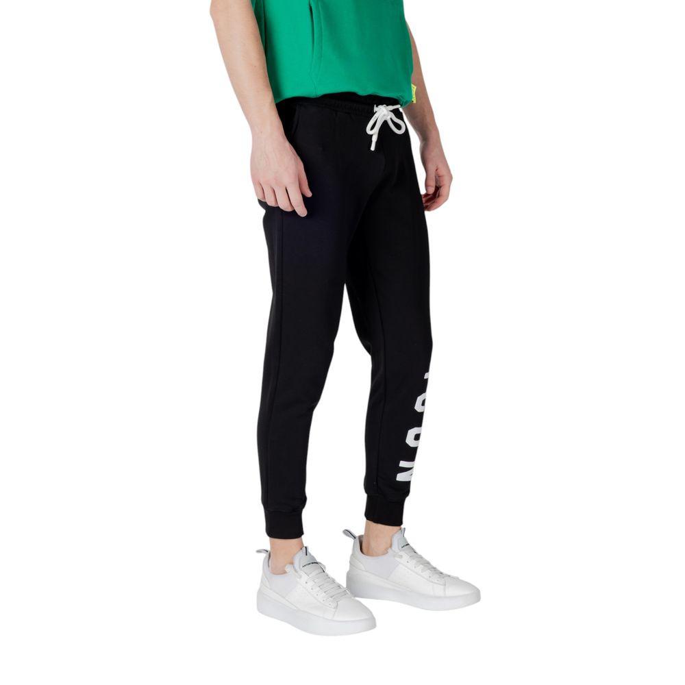 Black Cotton Joggers Workout Pant - ventzia