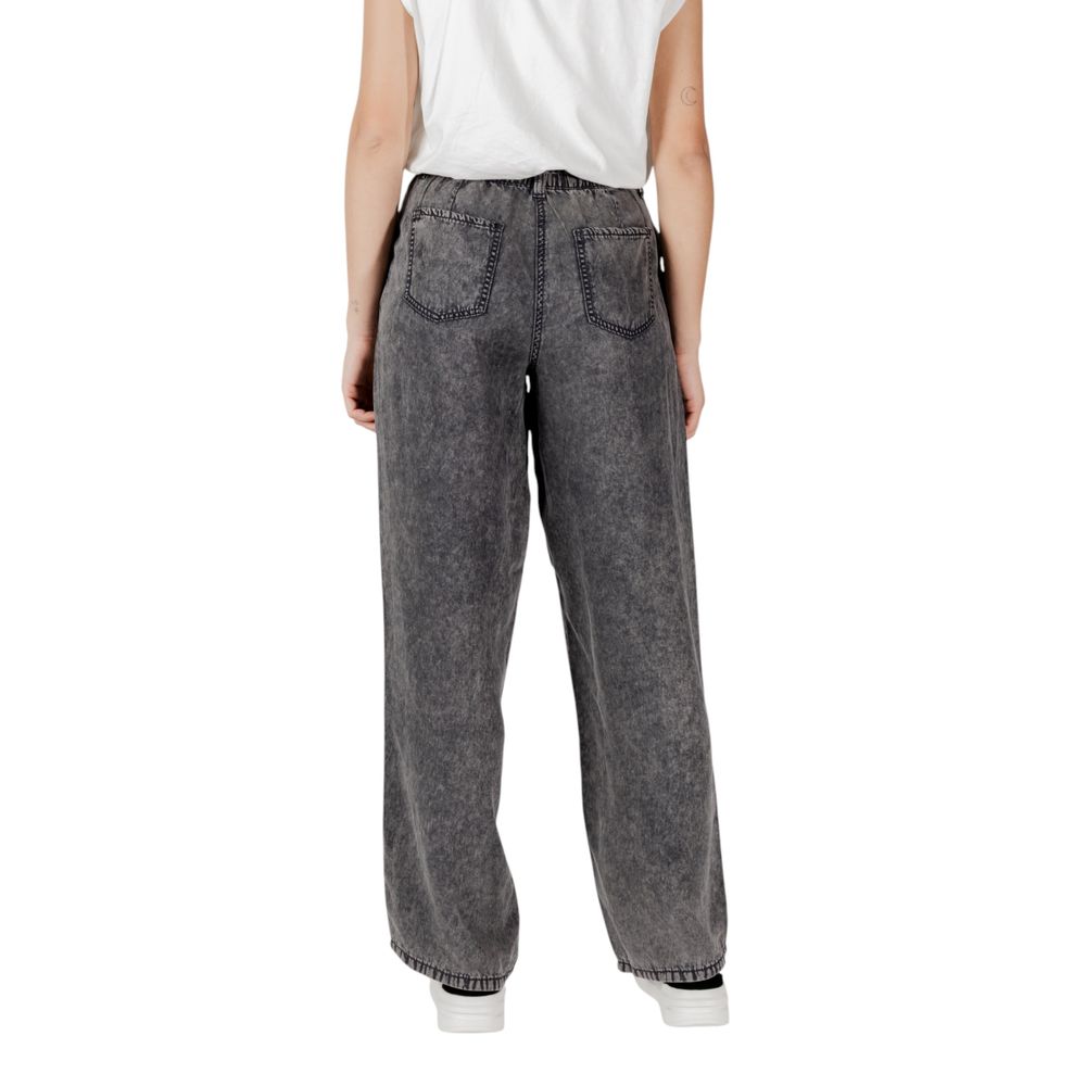 Black Lyocell Casual Pants - ventzia