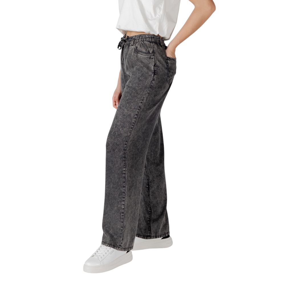 Black Lyocell Casual Pants - ventzia