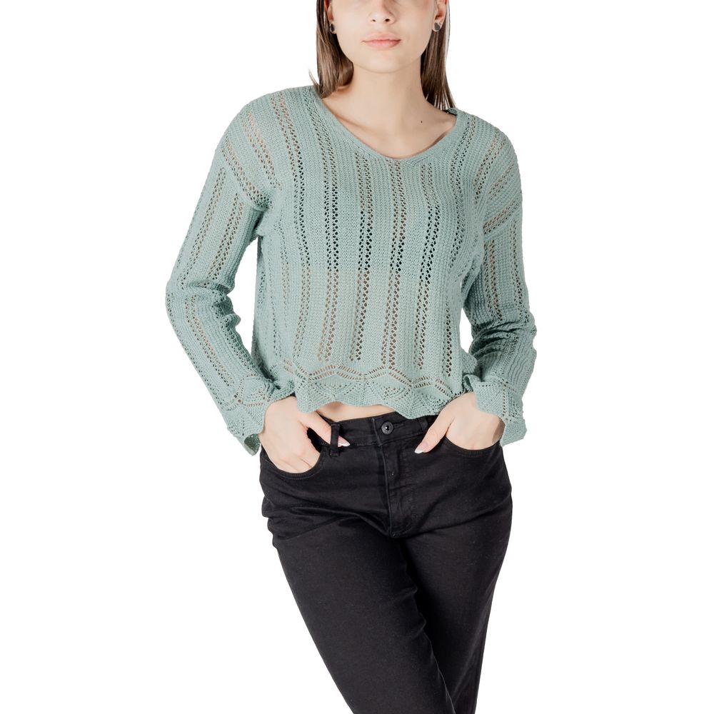 Turquoise Recycled Cotton Sweatshirt - ventzia