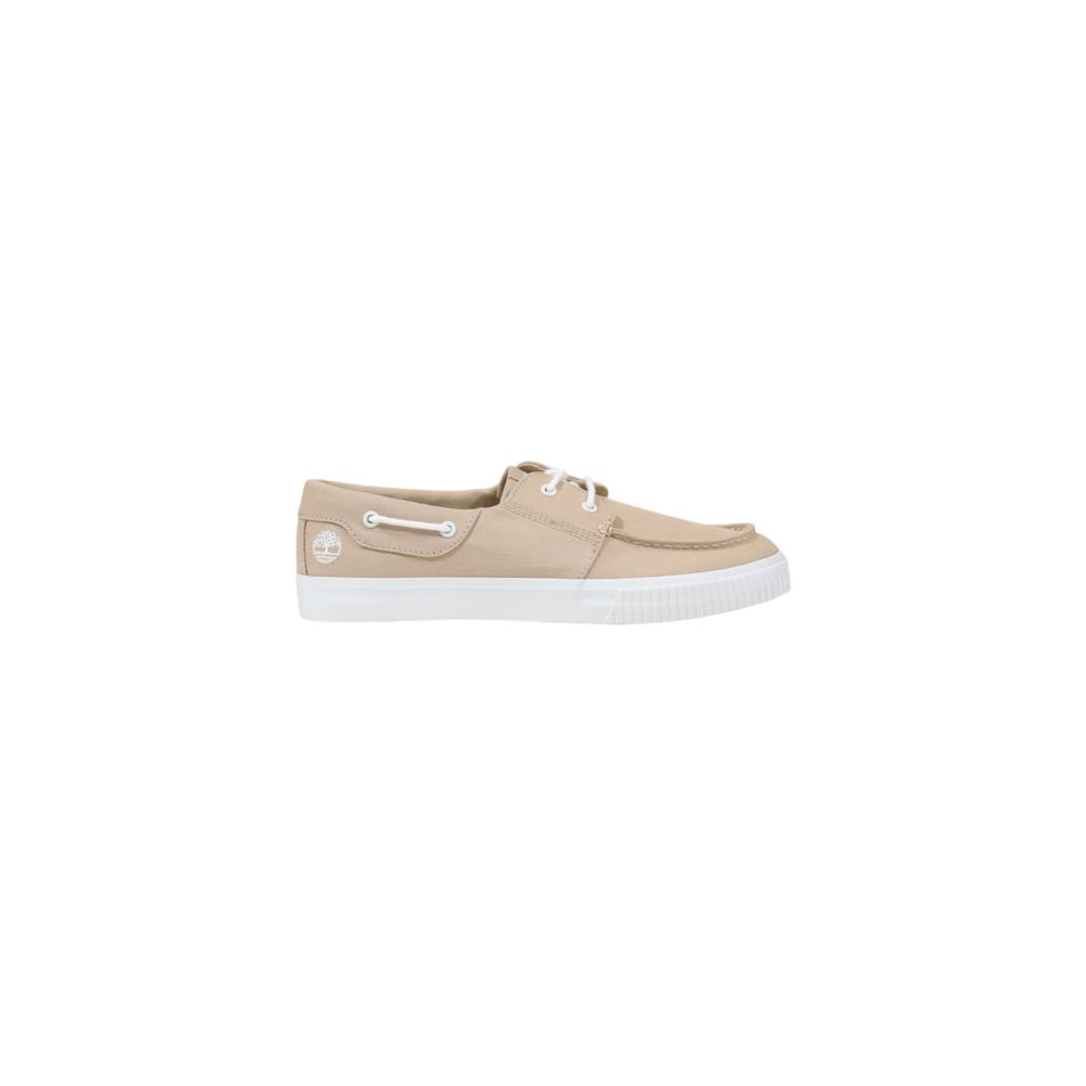 Beige Lyocell Low Top Sneakers - ventzia