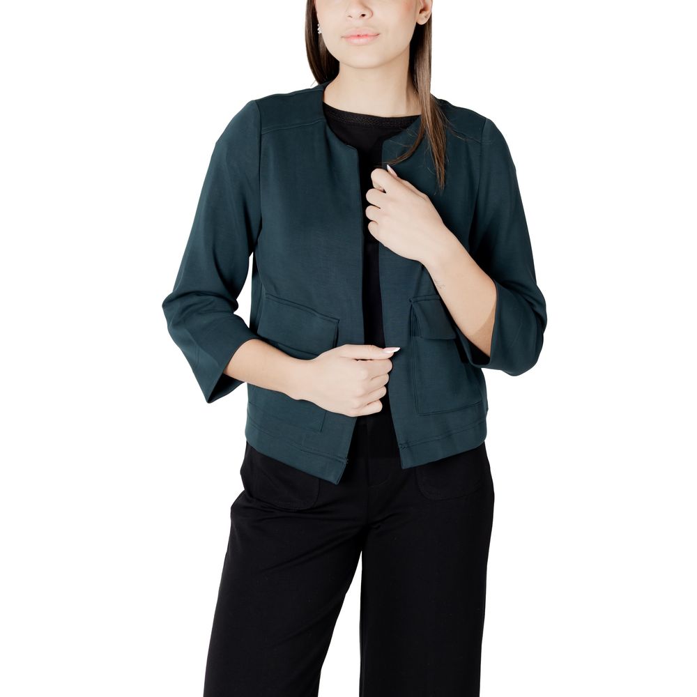 Green Modal Jackets & Coat - ventzia