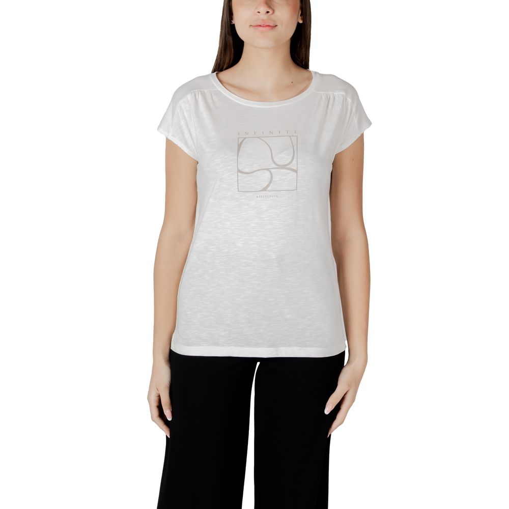 White Cotton T-Shirt - ventzia