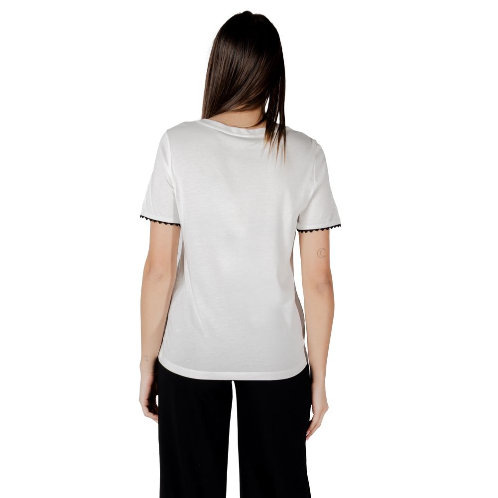 White Cotton T-Shirt - ventzia