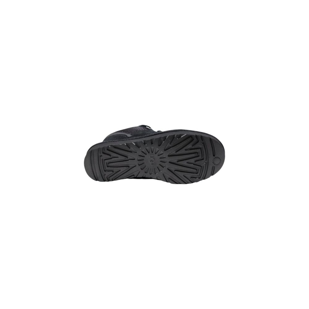 Black Polyester Sneaker - ventzia