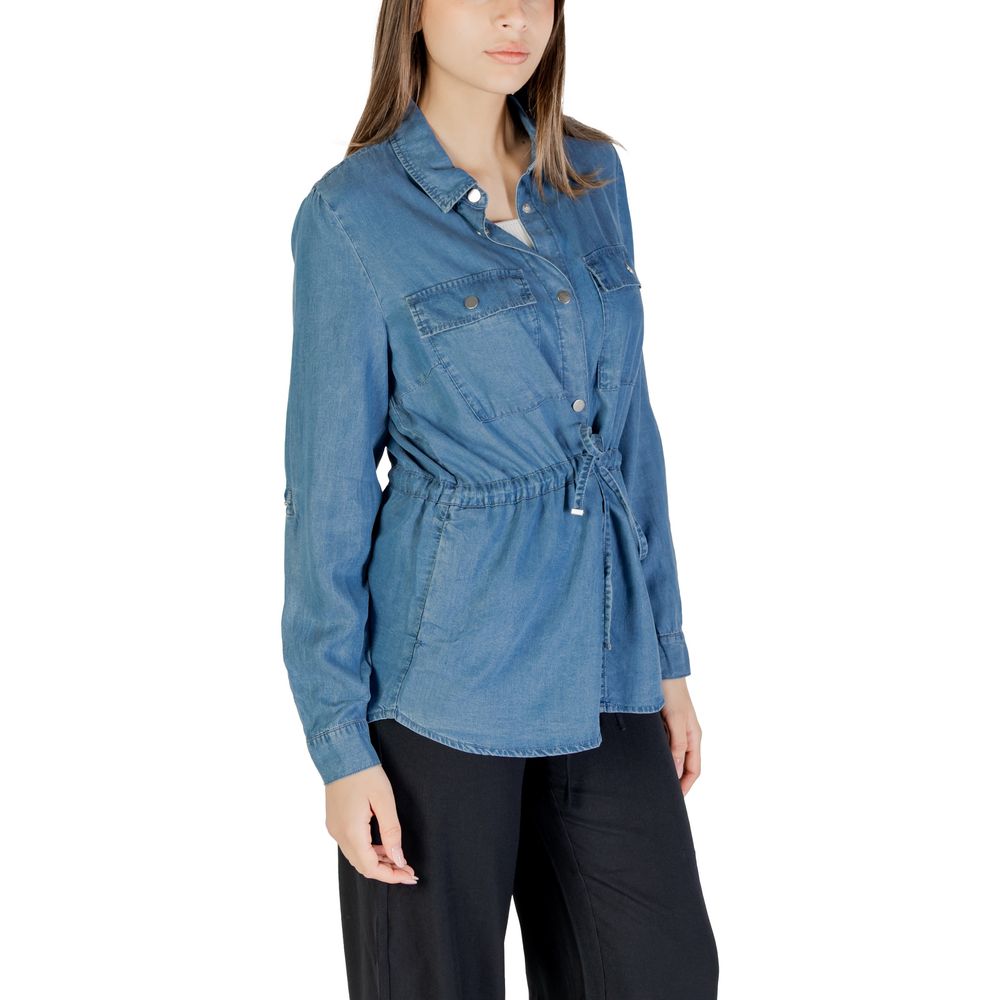 Blue Tencel Shirt - ventzia