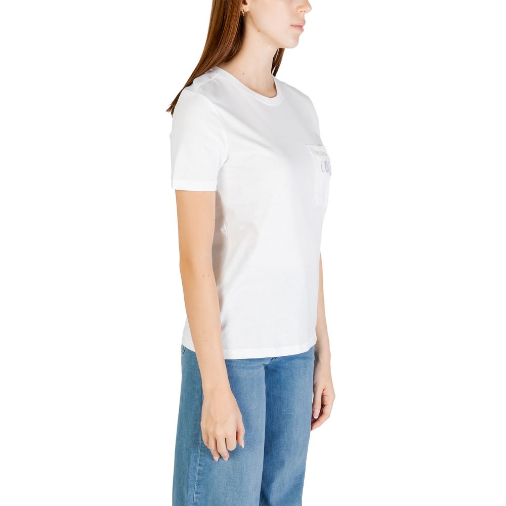 White Organic Cotton T-Shirt - ventzia