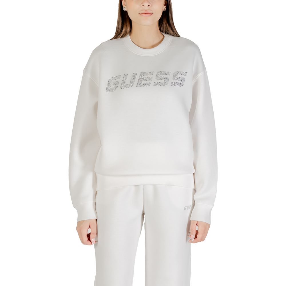 Cream Viscose Sweatshirt - ventzia