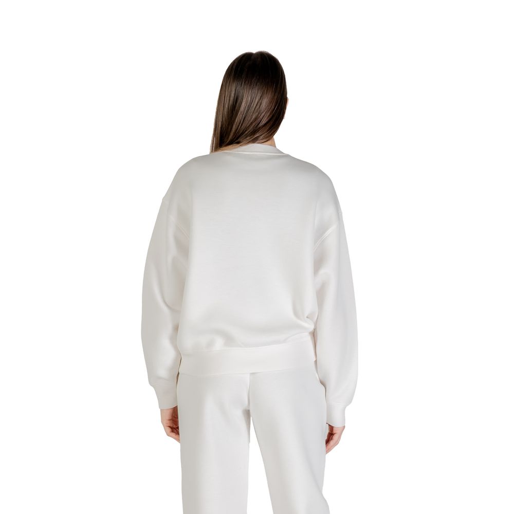 Cream Viscose Sweatshirt - ventzia