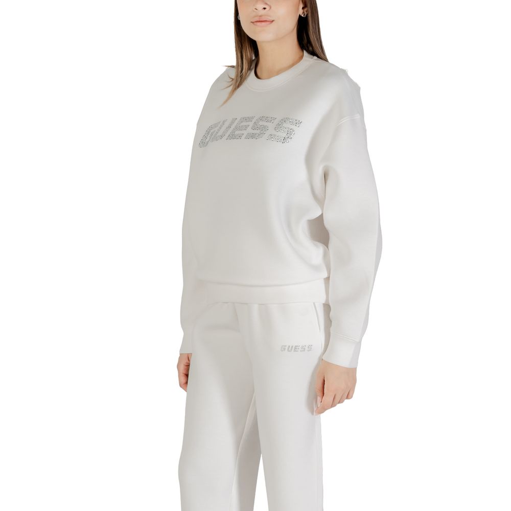Cream Viscose Sweatshirt - ventzia