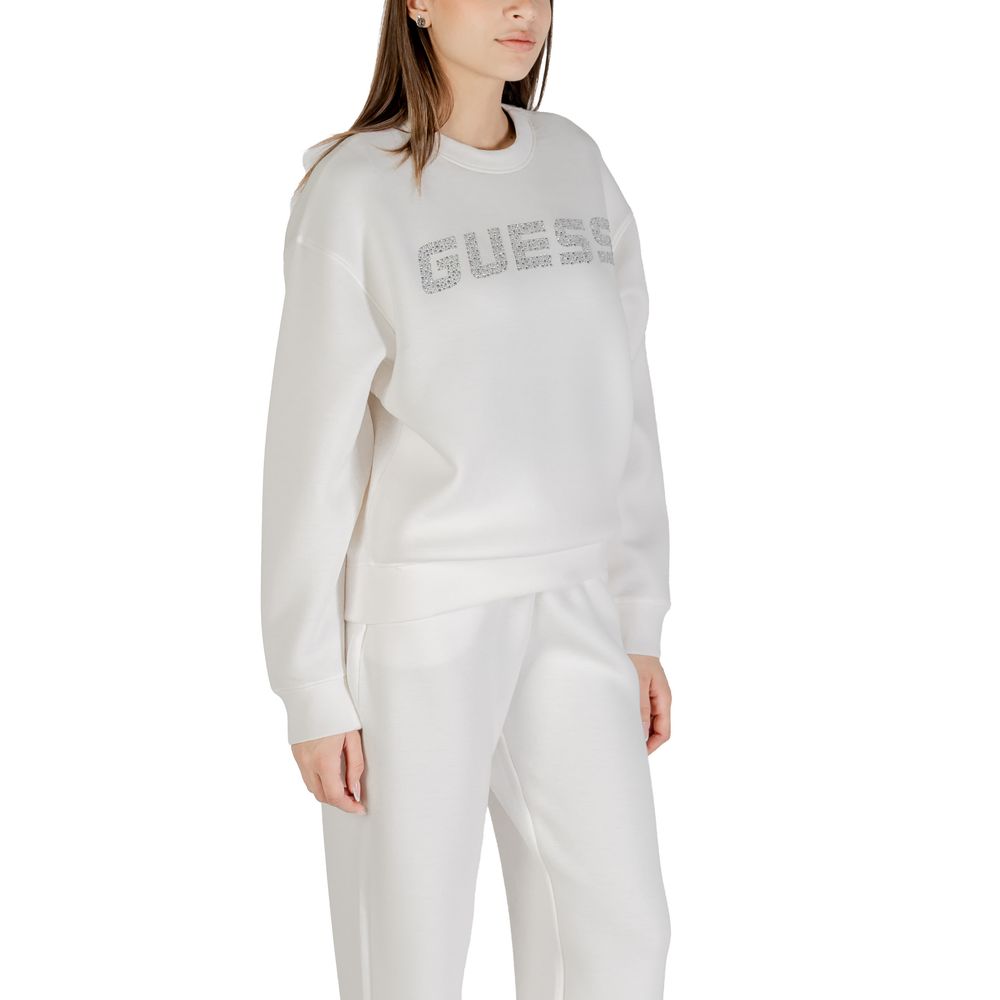 Cream Viscose Sweatshirt - ventzia