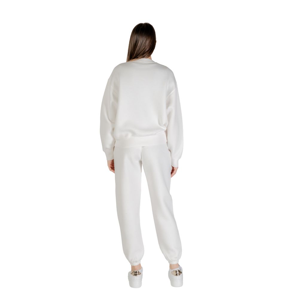 Cream Viscose Sweatshirt - ventzia