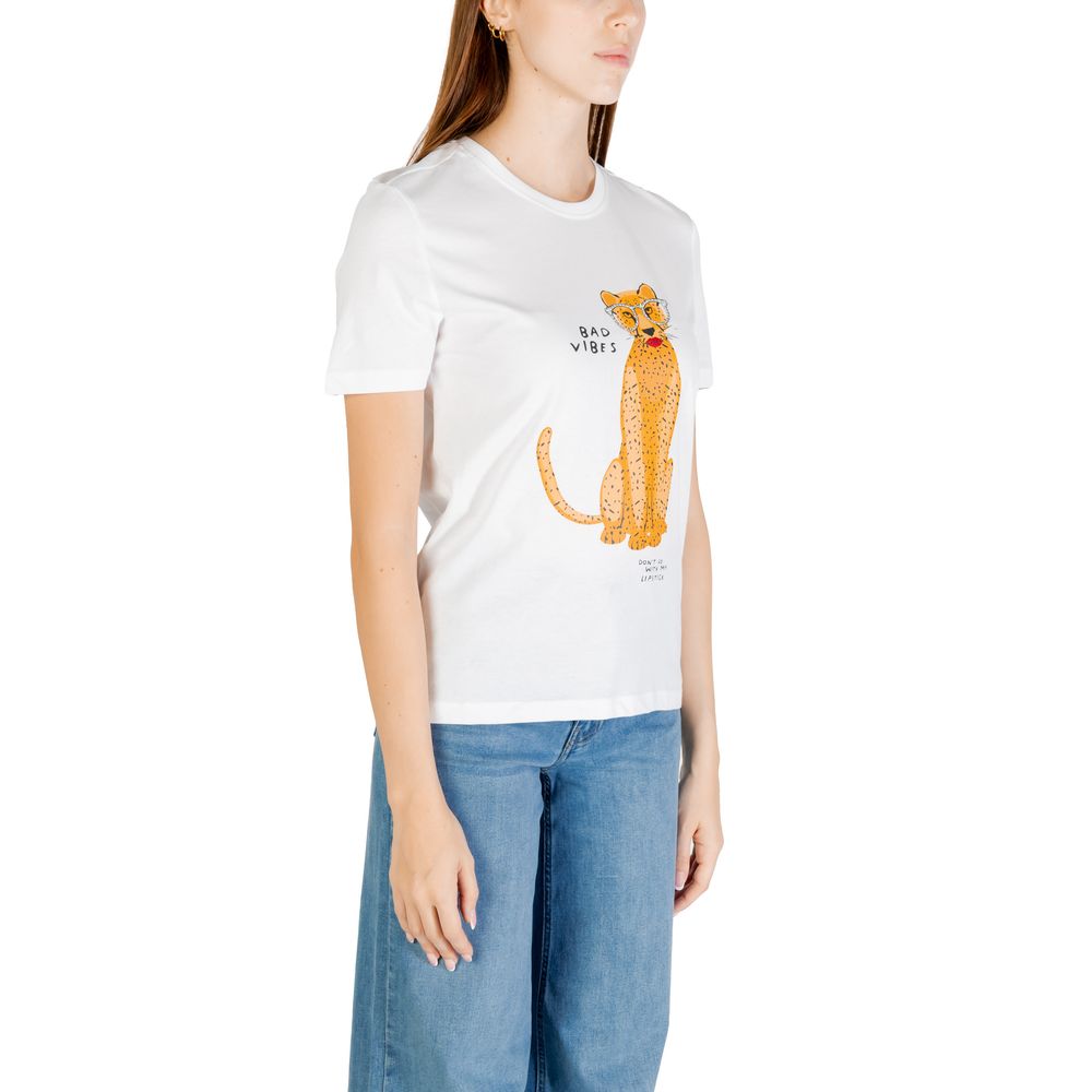 White Organic Cotton T-Shirt - ventzia