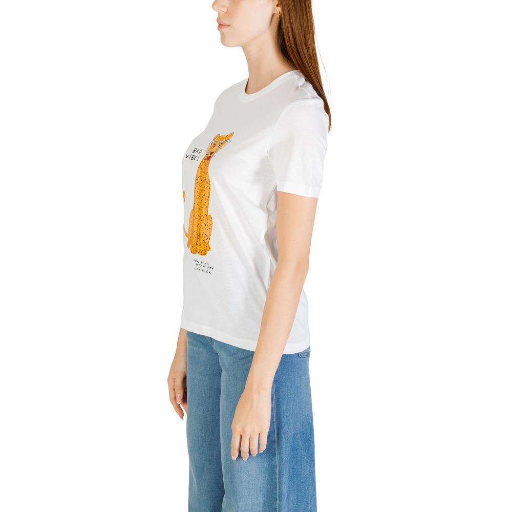 White Organic Cotton T-Shirt - ventzia