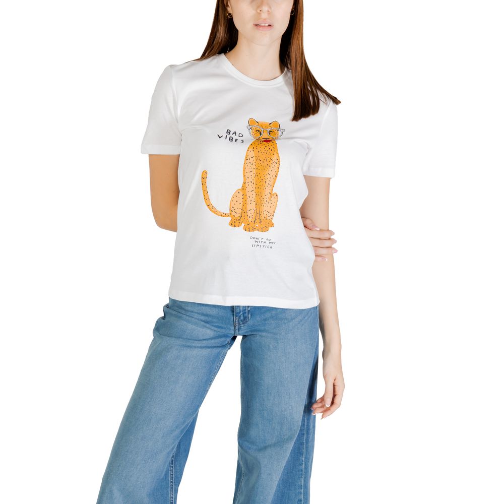 White Organic Cotton T-Shirt - ventzia