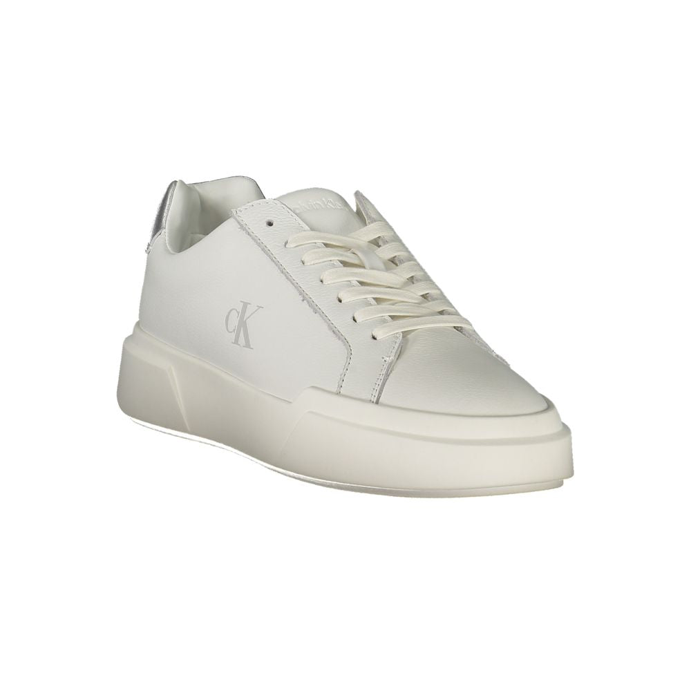 Bianco Polyurethane Women Sneaker - ventzia