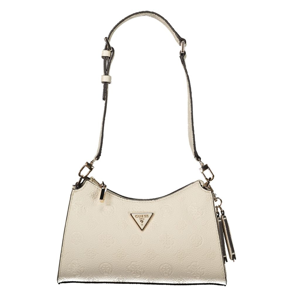 Beige Polyethylene Handbag