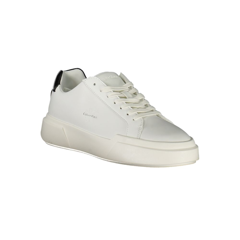 Bianco Polyurethane Women Sneaker - ventzia