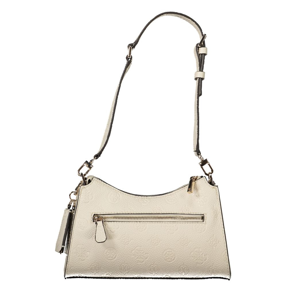 Beige Polyethylene Handbag