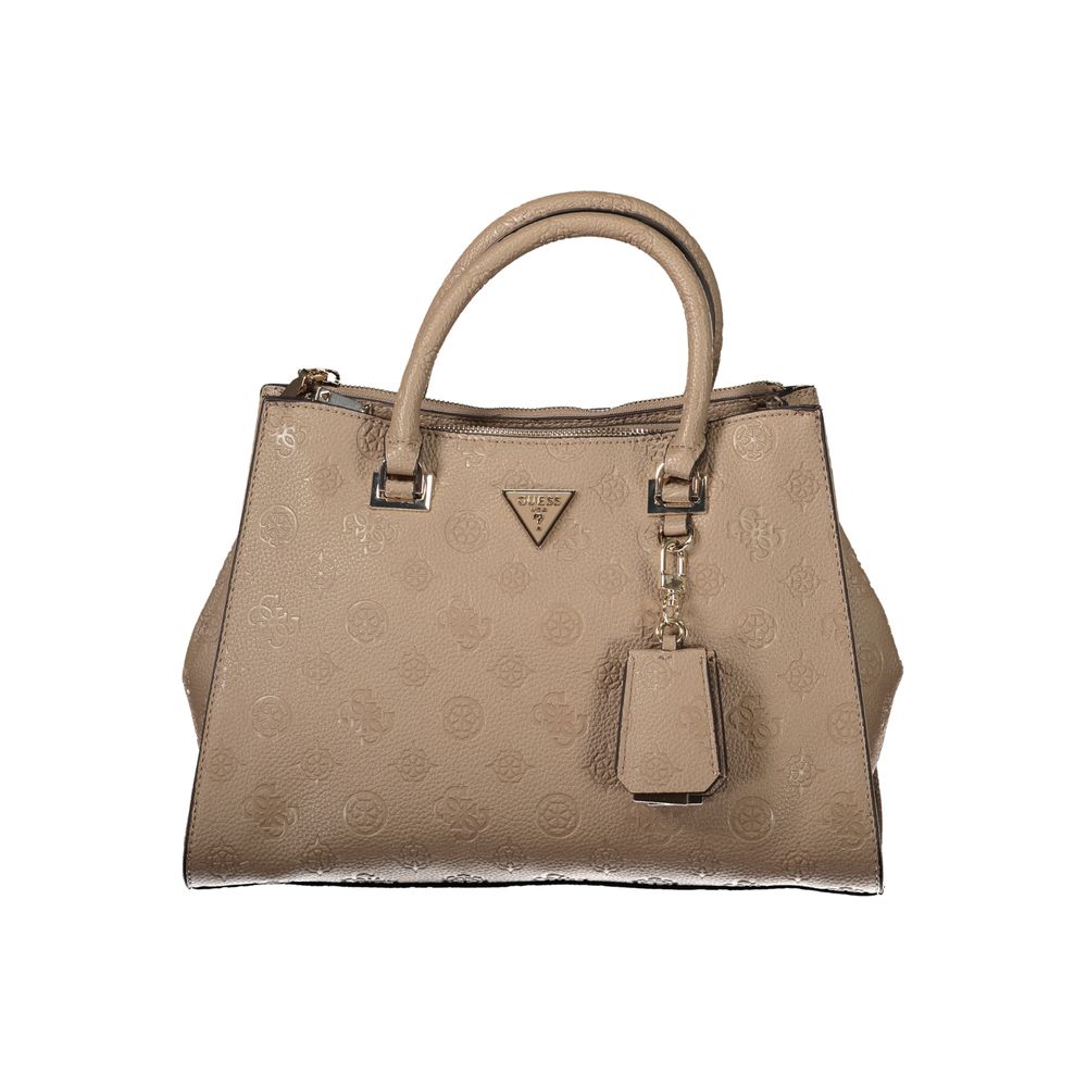 Brown Polyethylene Handbag