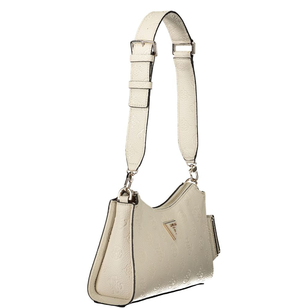 Beige Polyethylene Handbag